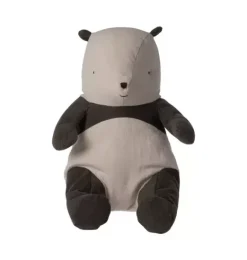 Janie and Jack Stuffed Animals-Safari friends, Medium panda black/white