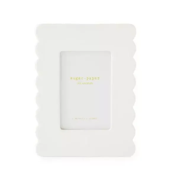 Janie and Jack Desk Accessories-Scallop Frame multi
