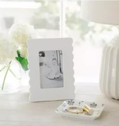 Janie and Jack Desk Accessories-Scallop Frame multi