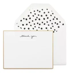 Janie and Jack Stationery-Scatter Dot Thank You Card multi
