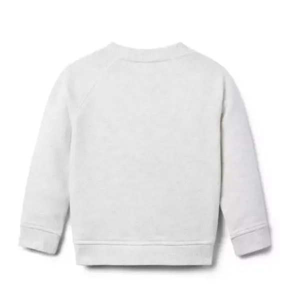 Janie and Jack Sweaters & Sweatshirts-Seas The Day Sweatshirt cookies and cream heather