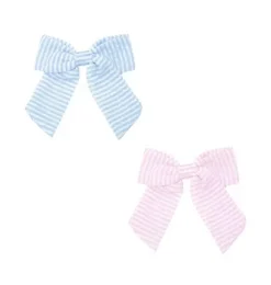 Janie and Jack Kids Accessories-Seersucker Hair Bow