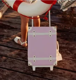 Janie and Jack Luggage-See-Ya Suitcase - sorbet