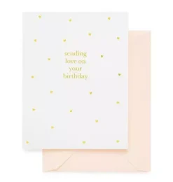 Janie and Jack Stationery-Sending Love On Your Birthday Greeting Card multi