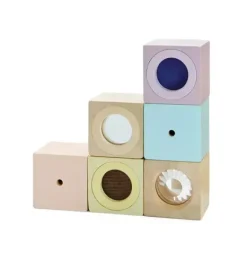 Janie and Jack Development Toys-Sensory Blocks multi