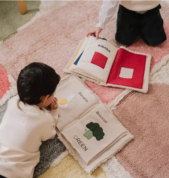 Janie and Jack Development Toys|Baby Activity-Sensory Book Colours multicolor