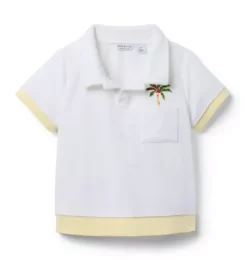 Janie and Jack Polos|Matching Sets-Serena Williams x Palm Terry Polo white