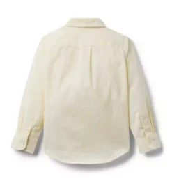 Janie and Jack Matching Sets|Shirts-Serena Williams x Stripe Serve Shirt pastel yellow stripe
