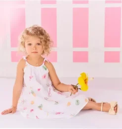Janie and Jack Dresses-Serena Williams x Icon Dress white icon print