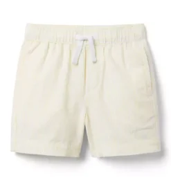 Janie and Jack Matching Sets|Shorts-Serena Williams x Stripe Serve Short pastel yellow stripe