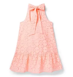 Janie and Jack Dresses-Serena Williams x Women&rsquo;s Peach Point Matching Dress peach pink