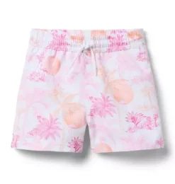 Janie and Jack Swim Trunks|Boy-Serena Williams x Toile Tour Recycled Swim Trunk perfect pink toile