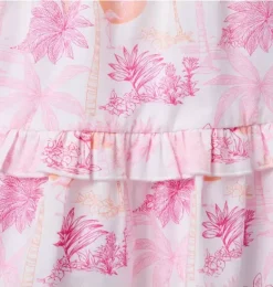 Janie and Jack Dresses-Serena Williams x Toile Tour Dress love pink toile
