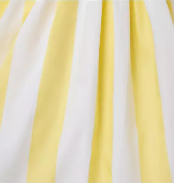 Janie and Jack Dresses-Serena Williams x Stripe Spin Dress light yellow stripe