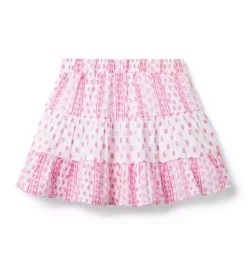 Janie and Jack Matching Sets|Skirts & Shorts-Serena Williams x The G.O.A.T Skirt bold pink floral