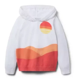 Janie and Jack Sweaters & Sweatshirts-Serena Williams x Sunset Sweatshirt white