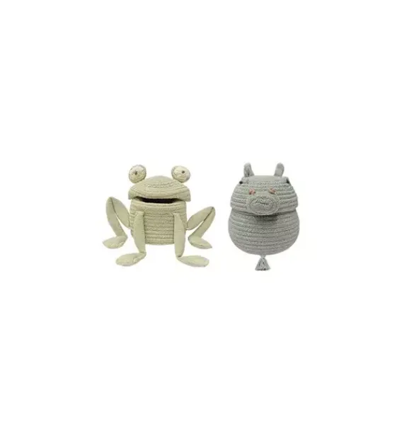 Janie and Jack Storage-Set of 2 Mini Baskets Fred & Henry blue sage and olive green