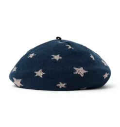 Janie and Jack Hats, Scarves, & Gloves-Shining Star Bow Beret merchant marine star