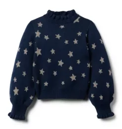 Janie and Jack Sweaters & Sweatshirts-Shining Star Sweater merchant marine star