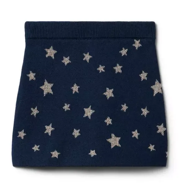 Janie and Jack Skirts & Shorts-Shining Star Sweater Skirt merchant marine star