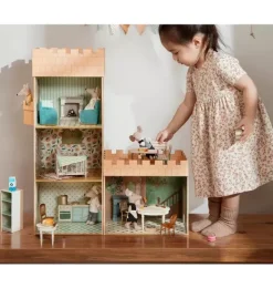 Janie and Jack Dolls-Side Table, Mouse multi