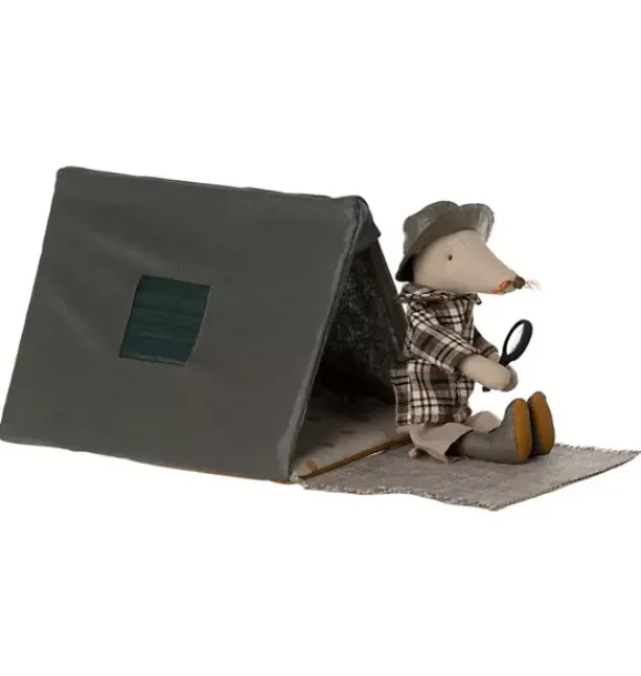 Janie and Jack Dolls-Single Tent, Mouse green