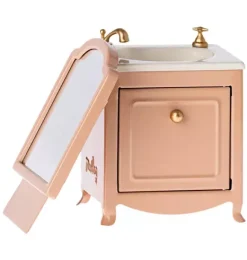 Janie and Jack Dolls-Sink Dresser, Mouse - dark powder