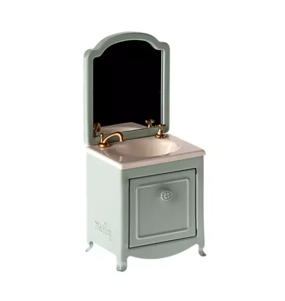 Janie and Jack Dolls-Sink Dresser, Mouse - mint