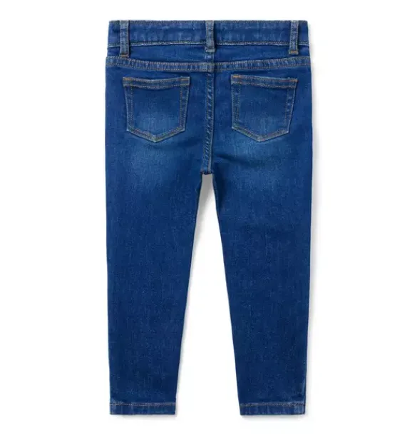 Janie and Jack Denim-Skinny Jean In ocean faded wash