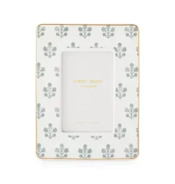 Janie and Jack Desk Accessories-Slate Floral Frame multi