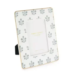 Janie and Jack Desk Accessories-Slate Floral Frame multi