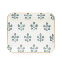 Janie and Jack Desk Accessories-Slate Floral Trinket Tray multi