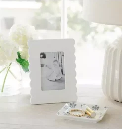 Janie and Jack Desk Accessories-Slate Floral Trinket Tray multi