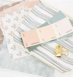 Janie and Jack Desk Accessories-Slate Stripe Trinket Tray multi