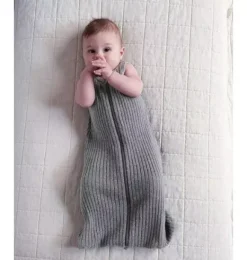 Janie and Jack Baby Clothing-Sleep Sack - Hug Me heather grey