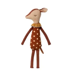 Janie and Jack Stuffed Animals-Sleepy Wakey Bambi, Medium brown
