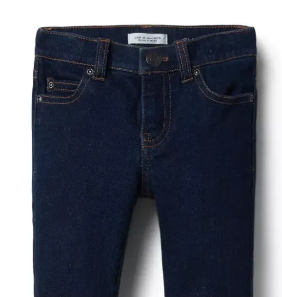 Janie and Jack Pants-Slim Jean In rinse wash