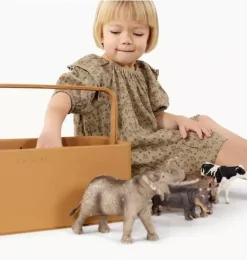 Janie and Jack Storage-Small Caddy - camel