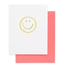 Janie and Jack Stationery-Smiley Face Greeting Card multi