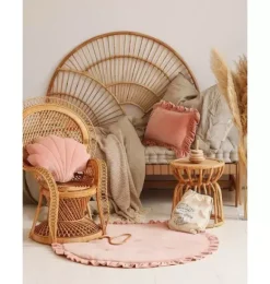 Janie and Jack Decorative Pillows And Throws|Rugs-Soft Velvet "" Shell Pillow apricot