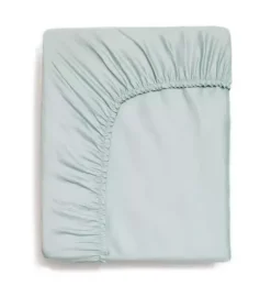 Janie and Jack Sheets-Solid Fitted Twin Sheet - aqua