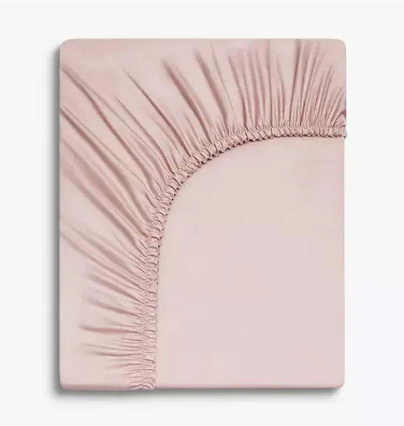Janie and Jack Sheets-Solid Fitted Twin Sheet - pink