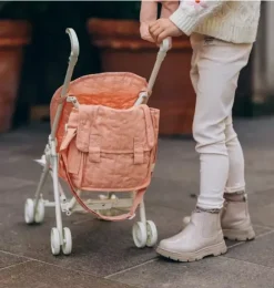 Janie and Jack Dolls-Sollie Stroller - rose