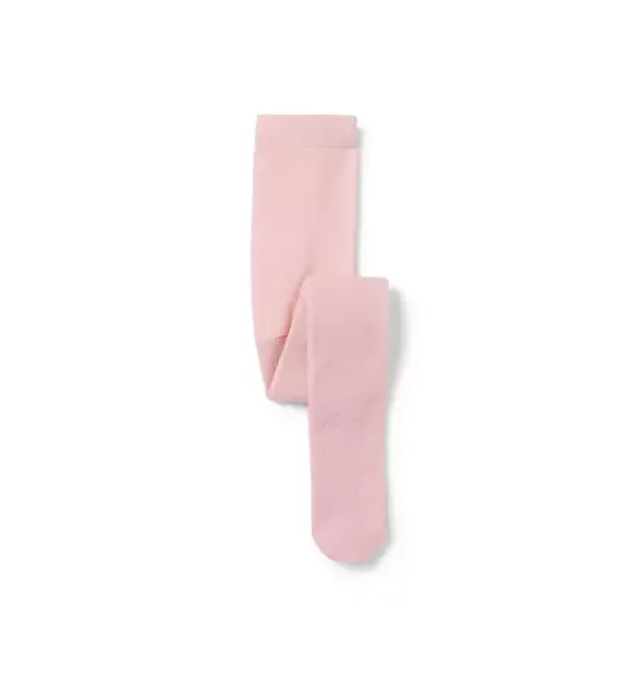 Janie and Jack Socks & Tights-Sparkle Tight pale pink