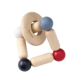 Janie and Jack Development Toys|Baby Activity-SQUARE CLUTCHER-HIGH CONTRAST multi