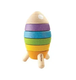 Janie and Jack Development Toys-Stacking Rocket multi