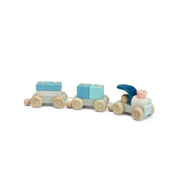 Janie and Jack Vehicles-STACKING TRAIN TRIO-ORCHARD COLLECTION multi