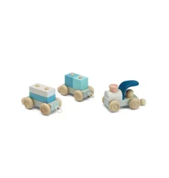 Janie and Jack Vehicles-STACKING TRAIN TRIO-ORCHARD COLLECTION multi