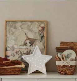 Janie and Jack Lighting-Star Lamp white