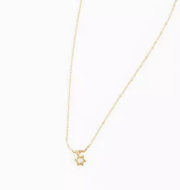 Janie and Jack Kids Accessories|Jewelry-Star Of David Pendant Necklace gold